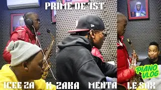 Phorry's studio vlog with Prime De 1st 'SPHUMELELE': Ft K-Zaka , Lebo JR, Icee ZA, and LeSax
