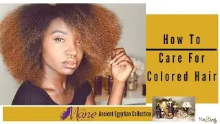 How To Care For Colored Hair | The Mane Choice Ancient Egyptian Collection