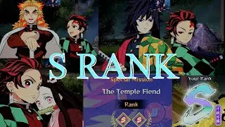 Demon Slayer How to S Rank Temple Demon (3 Teams)