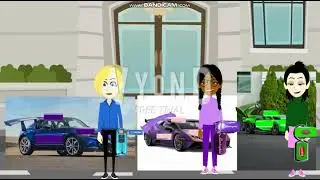 Riley, Bree and Grace add a Stripe on their cars