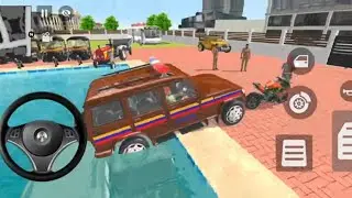 Car bike game: Franklin ordered new golden thar and drive police SUV car game 😱