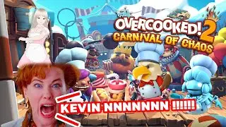 🔴 Live 2K [Overcooked! 2] DLC : Carnival of Chaos With Yuuta Natsuki and Friends #7