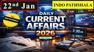 22 January 2026 Current Affairs | Current Affairs today | Daily current affairs 2026 |Indopathshala