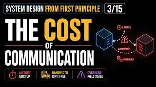 System design from First principal:  The Cost of Communication [3/15]