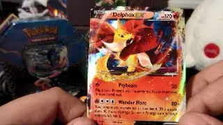Opening a Pokemon KALOS POWER TIN! Delphox! EPIC!