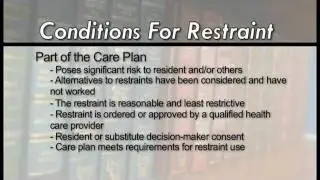 Minimizing Restraints