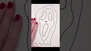 How To Draw The Scream Mask