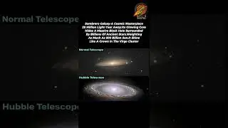 The Stunning Sombrero Galaxy Captured in Full Detail 😍🌌