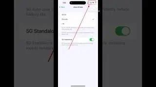 iphone mai 5g on kaise kare | iPhone 5g network settings #iphone #5gnetwork