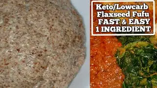Keto/Lowcarb Fufu| EASY Only 1 INGREDIENT| Better Than Cabbage Fufu| African Keto, Lowcarb-Friendly