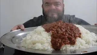 Chilli con carne mukbang uk