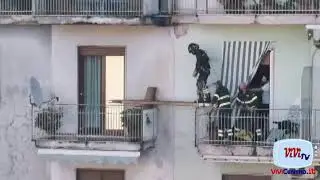 Castellammare di Stabia - Donna Anziana Bloccata in Casa - Salvataggio Vigili del Fuoco 18-10-2020