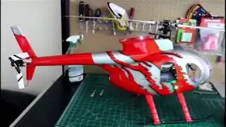 trex 500 scale