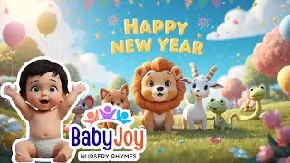 Happy New Year Kids Song | Baby Joy - Nursery Rhymes |Cute Animal Friends Celebrate New Year 2026