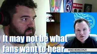 Tennessee Titans fan reaction to GM Mike Borgonzi's message to Titans fans!
