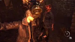 Resident evil 4 remake - Cows conspire against leon :O