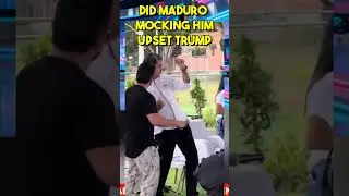 was TRUMP hurt BY MADURO'S YMCA DANCE mocking