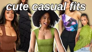 Get Into These CUTE Casual Outfits from @boohoo 😍 TRY ON Clothing Haul Pt. 2!