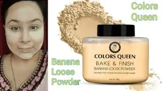 Colours Queen( Banana) Loose Powder Review || PRIYANKA