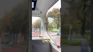 The First 100% Driverless Bus (24/7 Operation) #shorts