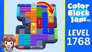 Color Block Jam Level 872 (1768) Solution Walkthrough