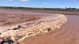 Bay of Fundy Tidal Bore at Truro, Nova Scotia