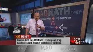 Jim Cramer assesses recent acquisitions in AbbVie and Bristol-Myers