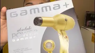 Gamma+ Absolute Power Hairdryer Unboxing