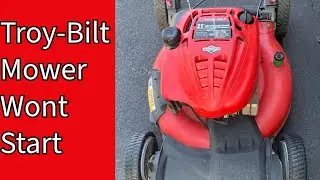 Troy-Bilt lawnmower hard start, autochoke repair
