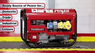Clarke PG3800ADV Generator - 230V & 110V