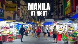 [4K HDR] Manila at Night | Recto Avenue-Avenida-Carriedo Walking Tour (August 2025)