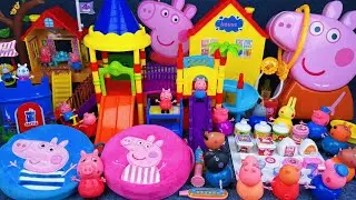 10 Minutes Satisfying with Unboxing Peppa Pig House and Castle Party Toy Set ASMR | Review Toys