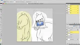 Colouring Horse Lineart