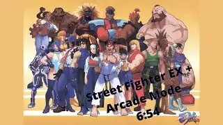 Street Fighter EX + (Arcade) Speedrun - Cracker Jack - 6:54