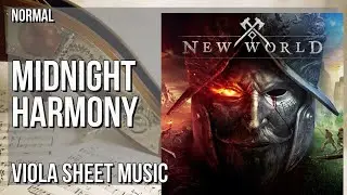 Viola Sheet Music: How to play Midnight Harmony (New World) by John Oeth