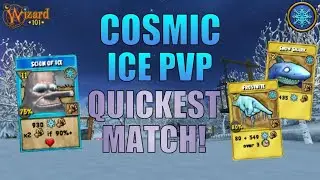 Wizard101: COSMIC ICE PVP (LVL 140): QUICKEST MATCH EVER!
