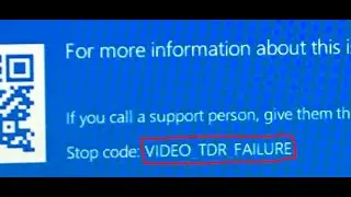 Fix VIDEO TDR FAILURE Blue Screen (BSOD) Error On Windows 11/10 PC