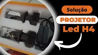 Resolvendo o defeito mini projetor led h4