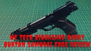 WE Tech airsoft Biohazard Barry Burton Samurai Edge review
