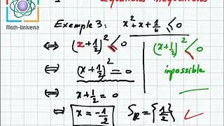 équations et inéquations partie2 : inéquations (1ere années valable aussi pour les autres classes)