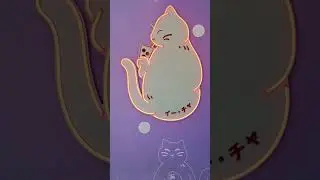 London bubble tea with cute cat logo taro grape jelly