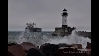 Wally World some call her. Walter J McCarthy Arrives Duluth, Sea doo's jumping waves August 27, 2021