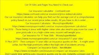 online insurance estimate