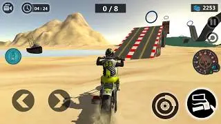Beach Motorbike stunts Master 2019 - Extreme Motocross Android Gameplay