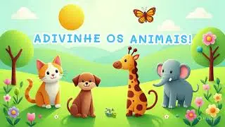 Adivinhe o animal pelo som! V&iacute;deo Educativo para Crian&ccedil;as
