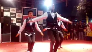 Ankh mare wo ladka   Bollywood & hip hop   conquest dance crew   new year show 2015   YouTube