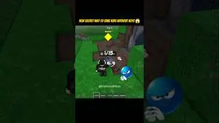 New Secret Way To Save Kids Without Keys In 99 Nights In The Forest 😱 #roblox #fyp