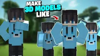 How to Make Minecraft 3D Models in Prism 3D | Full Tutorial (Hindi) #minecraft #prism3d