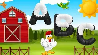 ABC Song for Kids  Fun Cow & Chicken Alphabet  Learning Letters for Toddlers