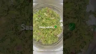 Saag ko pakoda/सागको पकौडा🥬🧆   Shorts video/viral💫